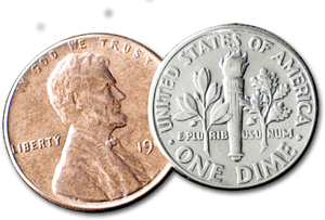 Paper costs a penny; A pencil costs a dime --Together that's a fortune