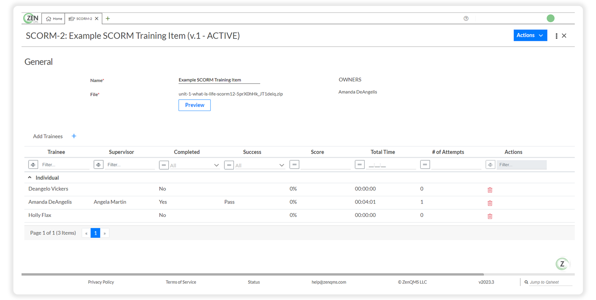 ZenQMS & SCORM What it is and why it matters